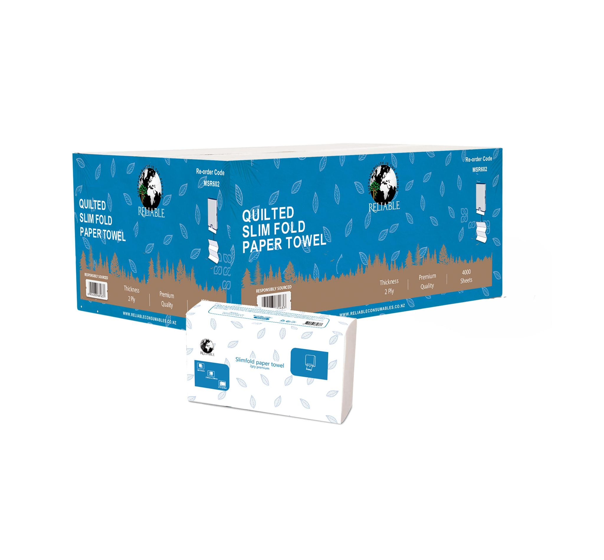 Slimline Paper Towel 2ply 4000sheets