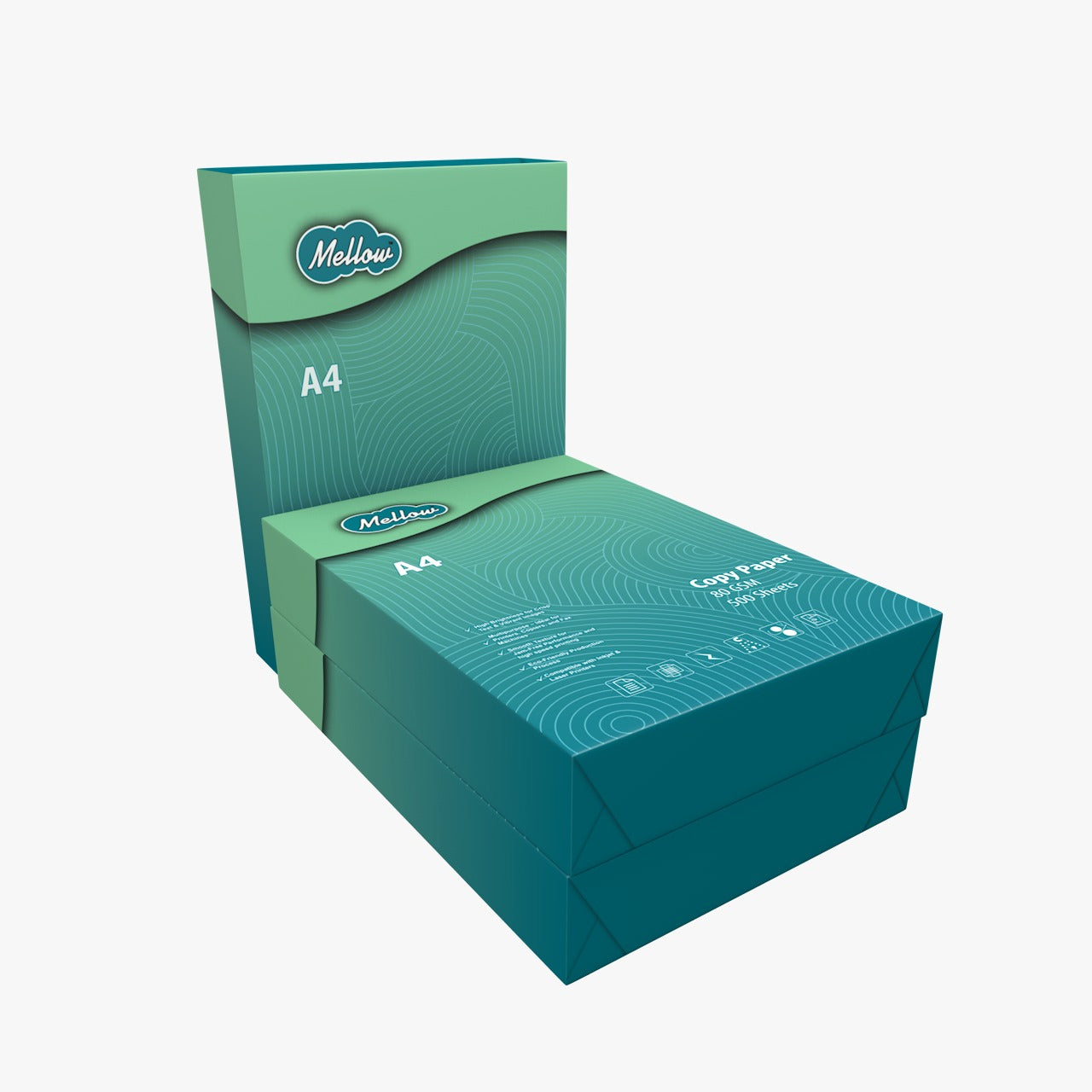 A4 Copy Paper White, Carton(5 Reams/2500 sheets)