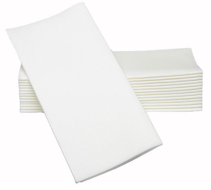 Dinner Napkins 1/8 Fold Linen White