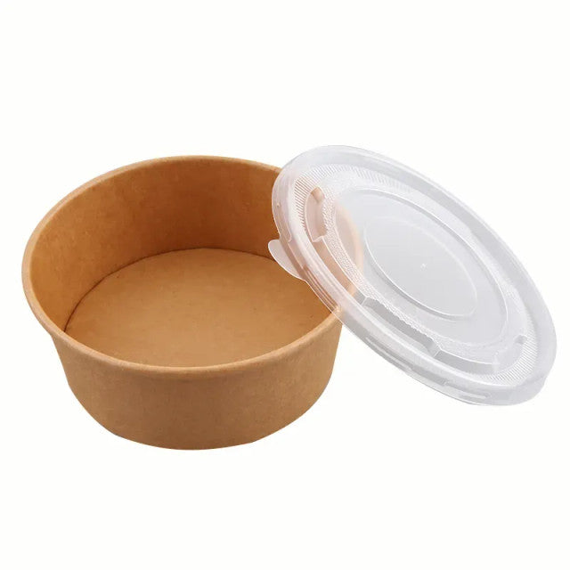 Kraft Container + Lids 520ml 300pcs