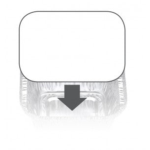 Foil Container Lids Med 125pcs
