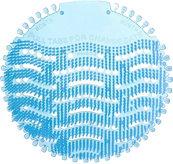 Adsan Urinal Screens Ocean Blue