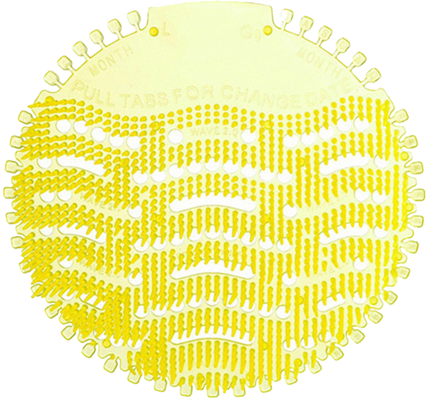 Adsan Urinal Screens Lemon Yellow