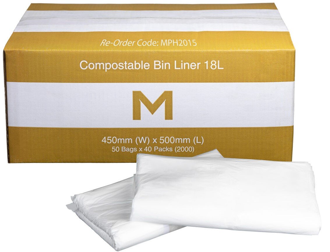 FP Compostable Bin Liner 18L, 50 Bags
