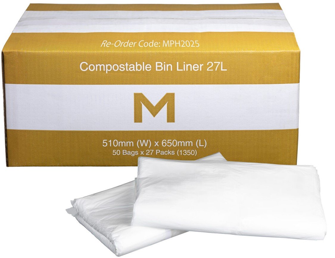 FP Compostable Bin Liner 27L, 50 Bags