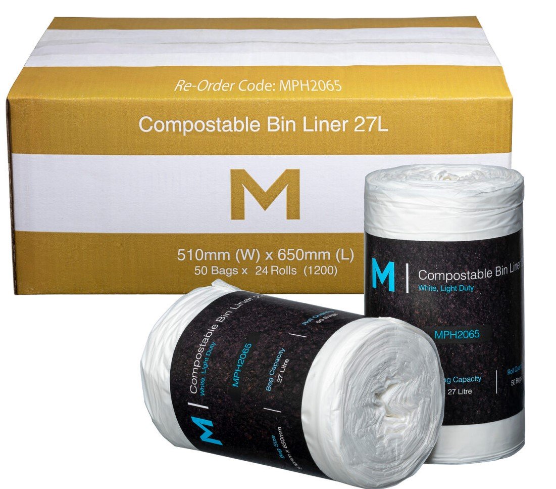 POR Compostable Bin Liner 27L, 50 Bags
