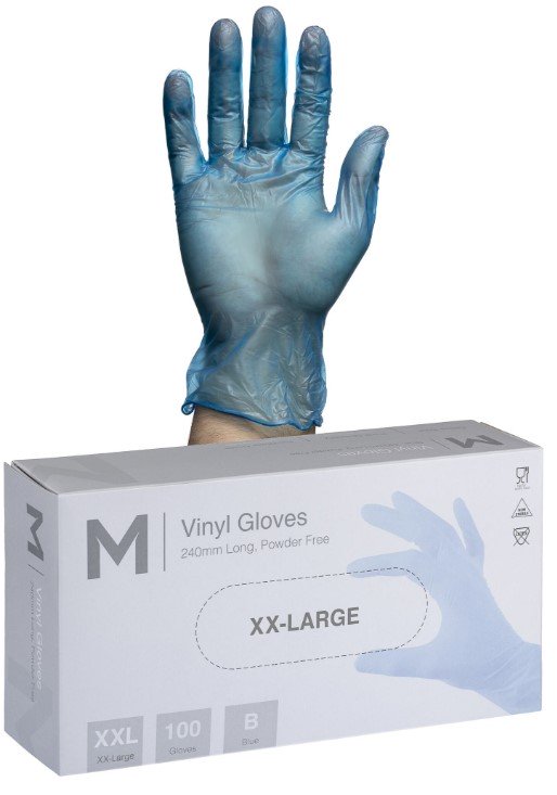 Vinyl Blue Gloves 5.0g