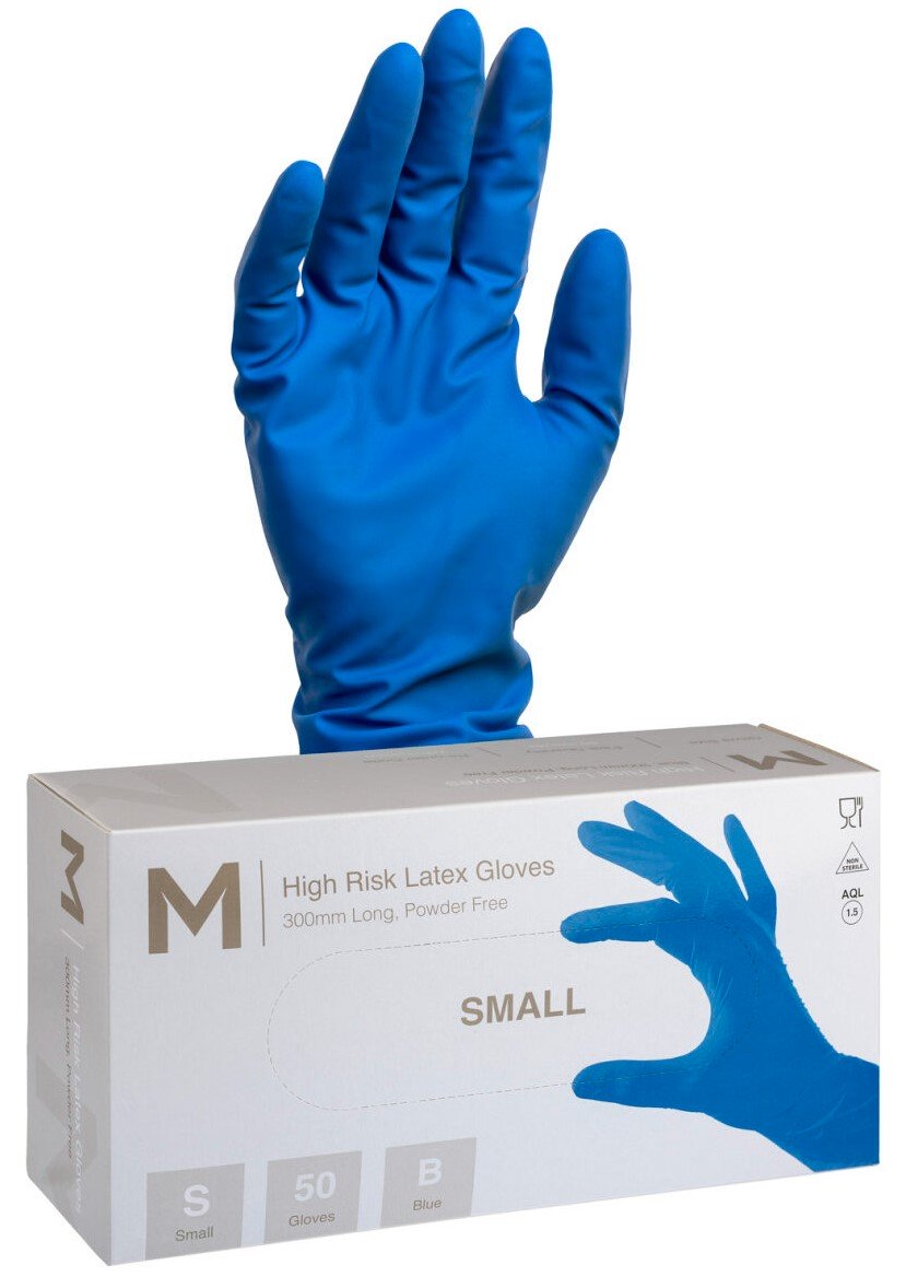 High Risk Latex Gloves 18.5g