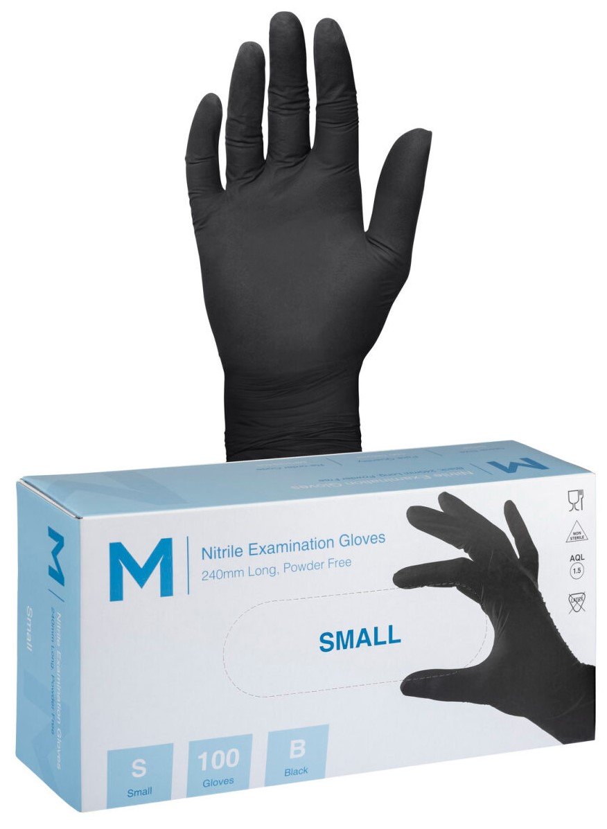 Nitrile Black Gloves 7.0g