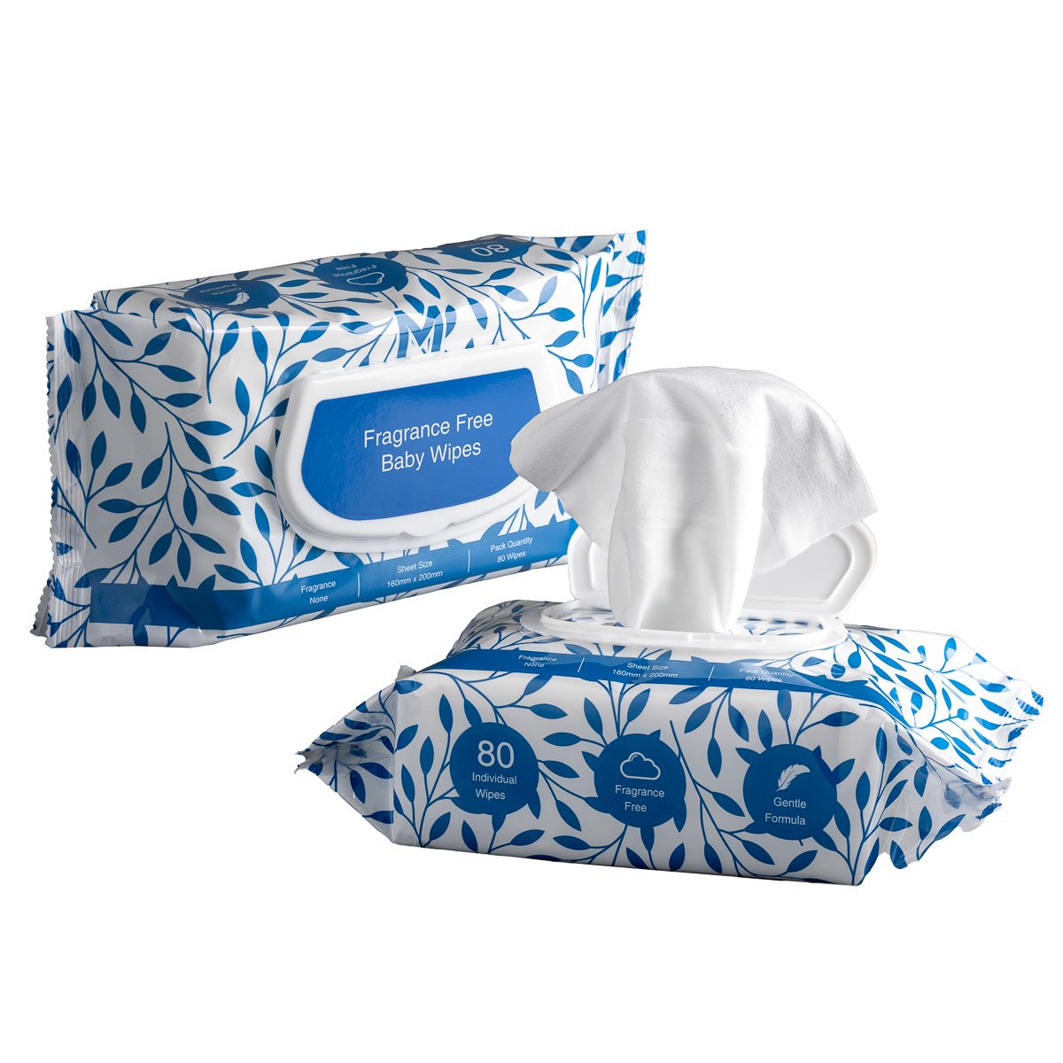 Baby Wipes Reg 80pcs/12packs