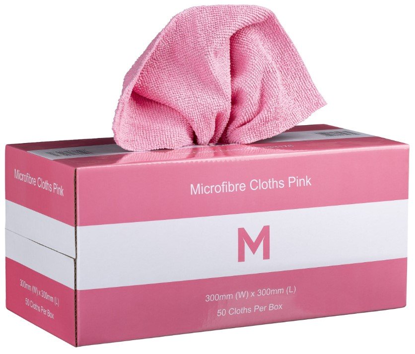 Dispenser Microfibre Cloths 50pk