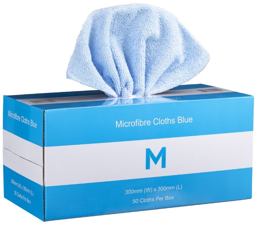 Dispenser Microfibre Cloths 50pk