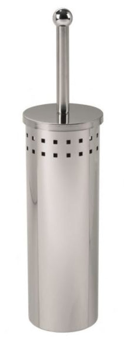 Enclosed Stainless Toilet Tidy Set Silver, Stainless Steel