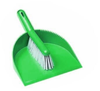 Dust Pan & Brush Set, Soft Bristles