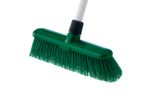 Outdoor Broom Head Green, Stiff Bristles