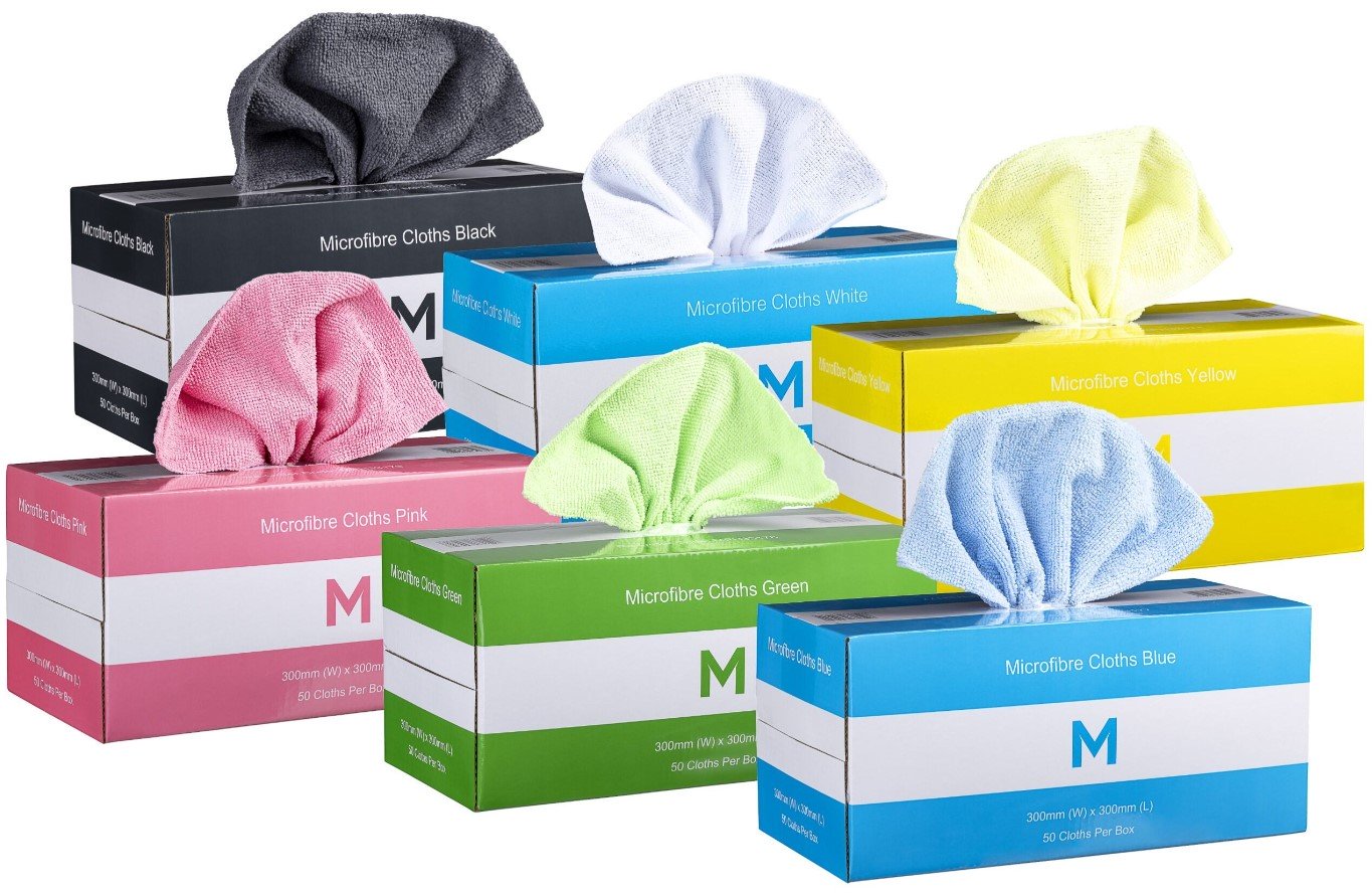 Dispenser Microfibre Cloths 50pk