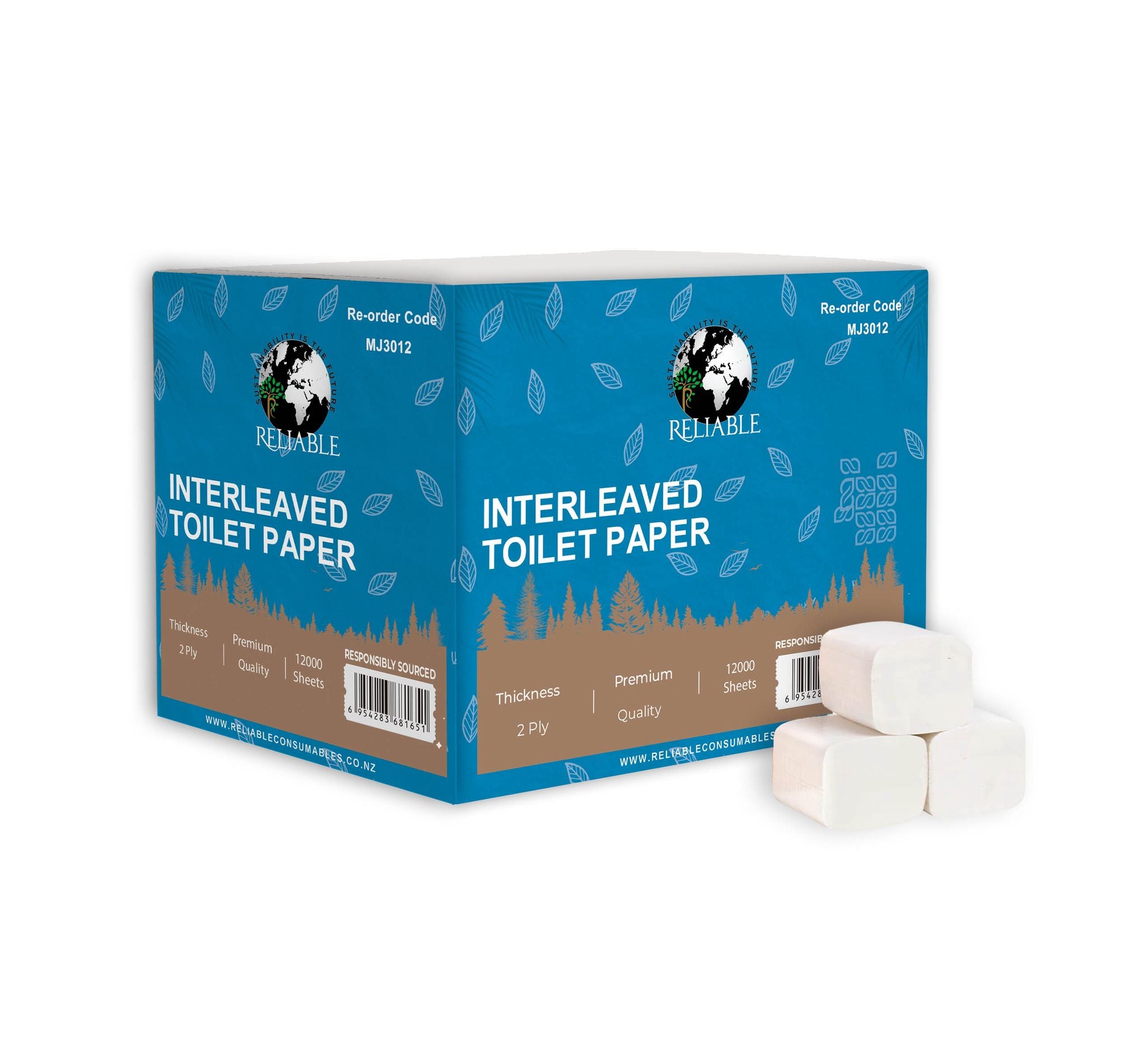 Interleaved Toilet Paper 12000 Sheets