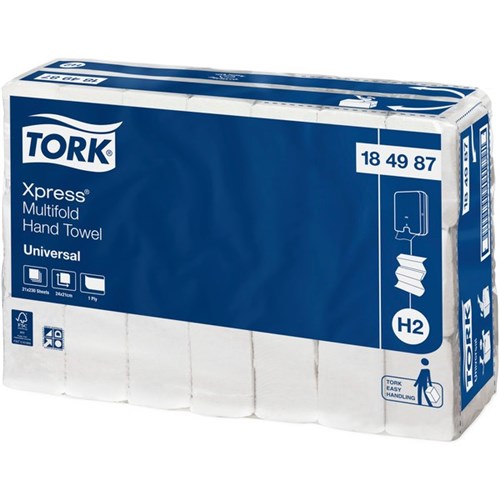Tork H2 Universal Xpress Paper Towel 1Ply, 21pk/ctn
