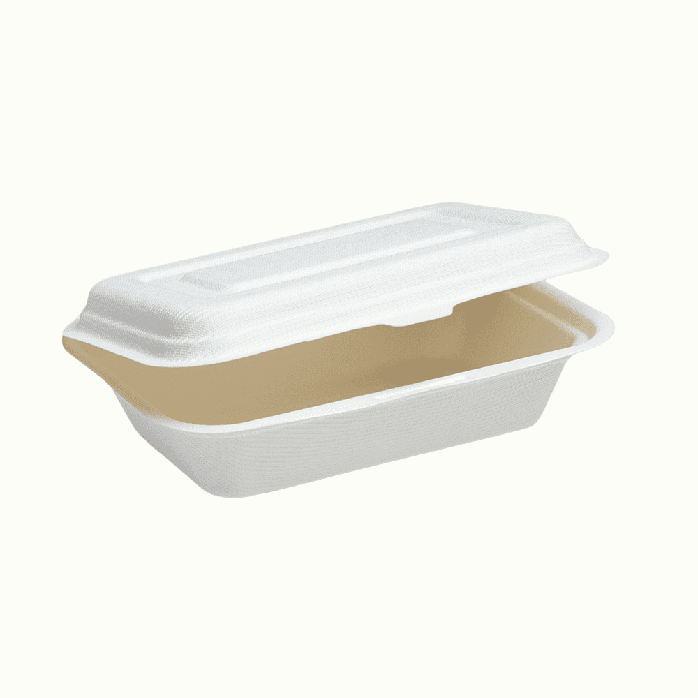 BIO 600ml Rectangular Clamshell 500pcs