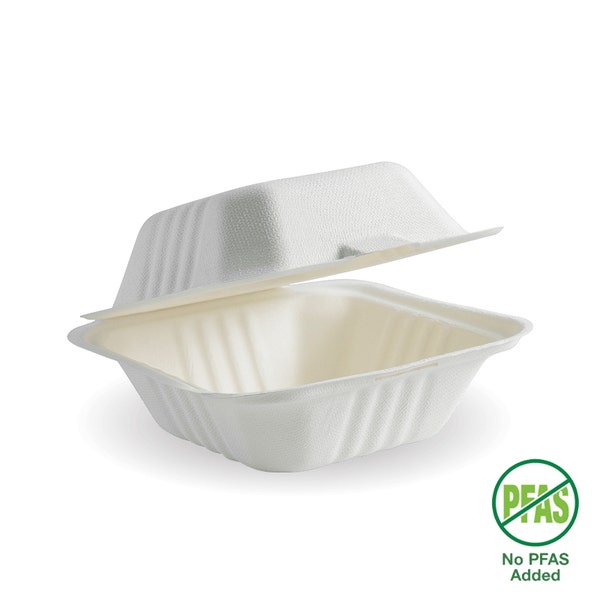 BIO 450ml Burger Clamshell 500pcs