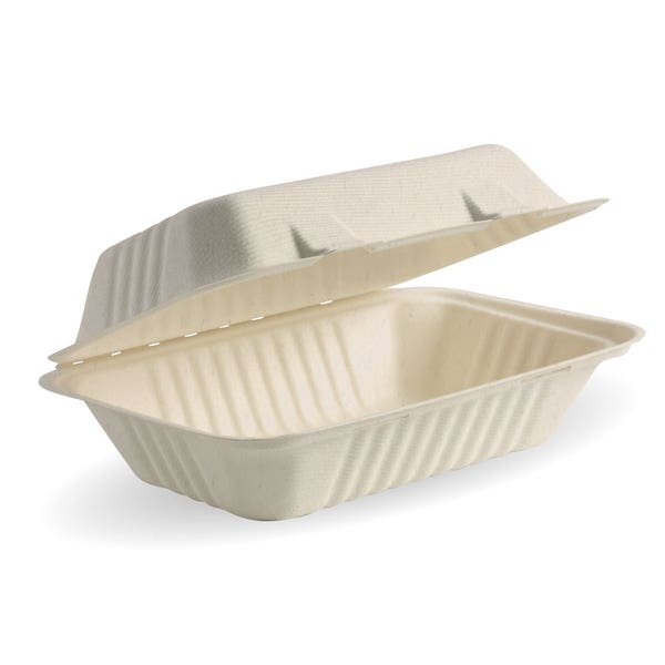BIO 550ML RECTANGULAR CLAMSHELL 500PCS