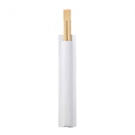 Wooden Chopsticks Paper Wrapping, 100pcs