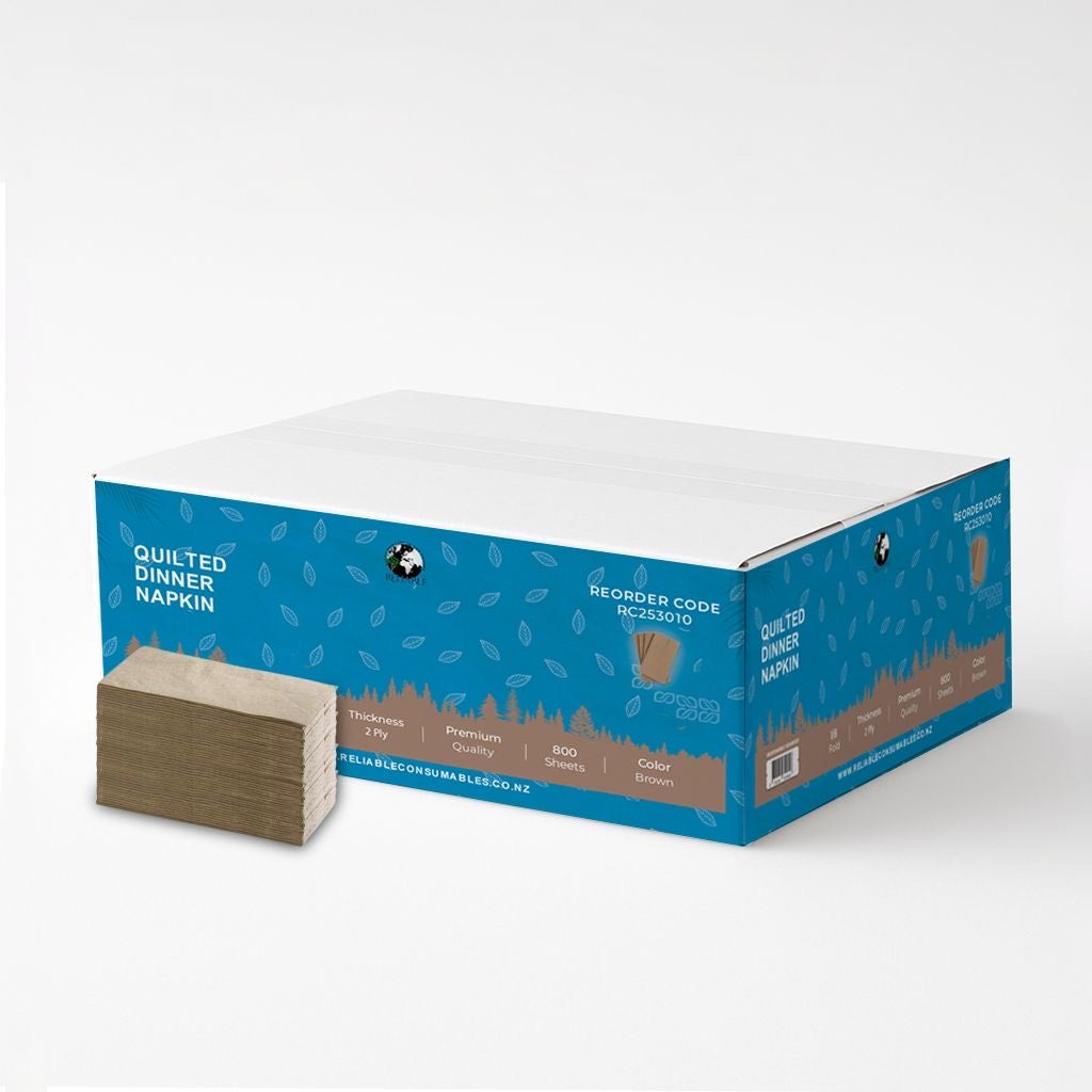 Quilted Dinner Napkins 1/8 Fold, 800pcs (Premium)