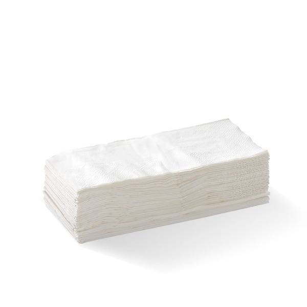 Dinner Napkins 1/8 Fold White 800pcs Premium