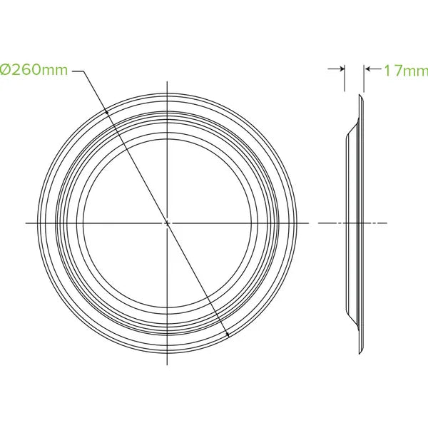 Bio 10 Inch Plate 50pack